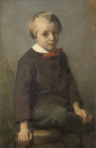 Portrait of a Boy by August Allebe